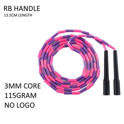 Same Quality as ELEVATE FREESTYLE RHEA Hard Bead Beaded Fitness Freestyle Skipping Jump Rope 1 Inch Straight Beads